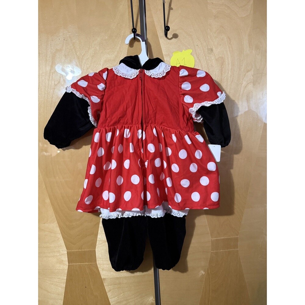 Vintage Disney Disneyland Minnie Mouse Infant Costume 18-24 Months Red New